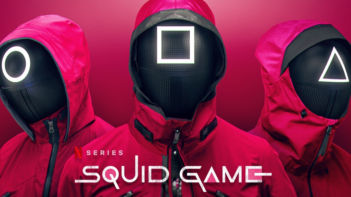 Squid Game Netflix wallpaper 1366x768