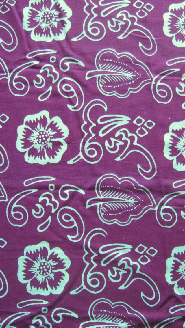 Indonesian Batik wallpaper 640x1136