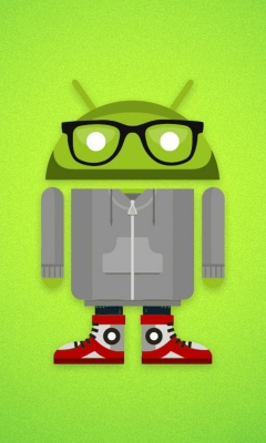 Hipster Android wallpaper 240x400