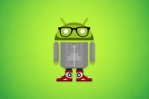 Das Hipster Android Wallpaper 480x320
