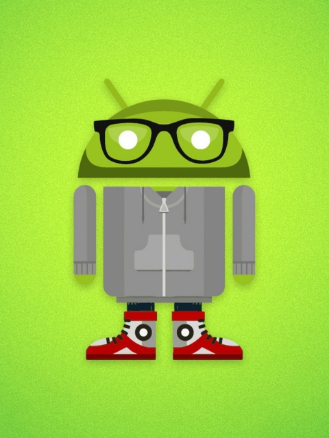 Hipster Android wallpaper 480x640