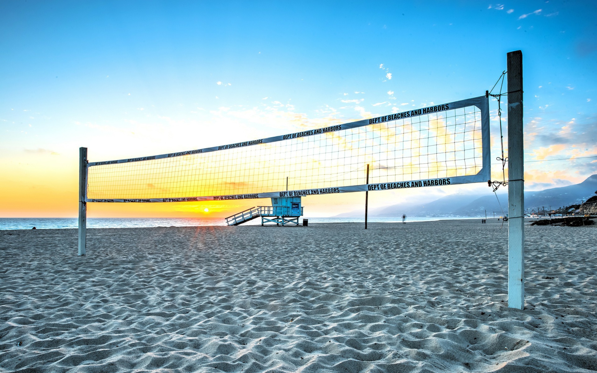 Обои Beach Volleyball для телефона и на рабочий стол Widescreen Desktop PC  1920x1080 Full HD