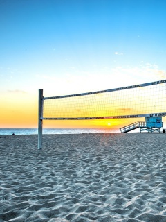 Das Beach Volleyball Wallpaper 240x320