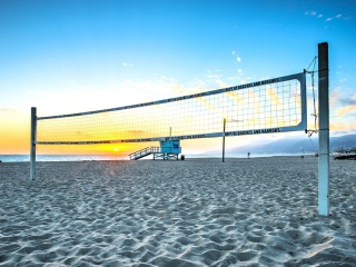 Das Beach Volleyball Wallpaper 320x240
