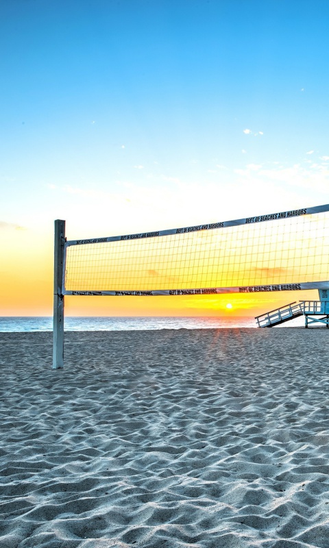 Fondo de pantalla Beach Volleyball 480x800