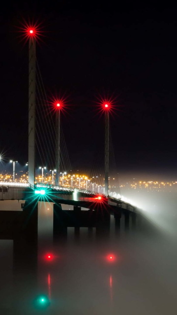 Kessock Bridge in Scotland wallpaper 360x640