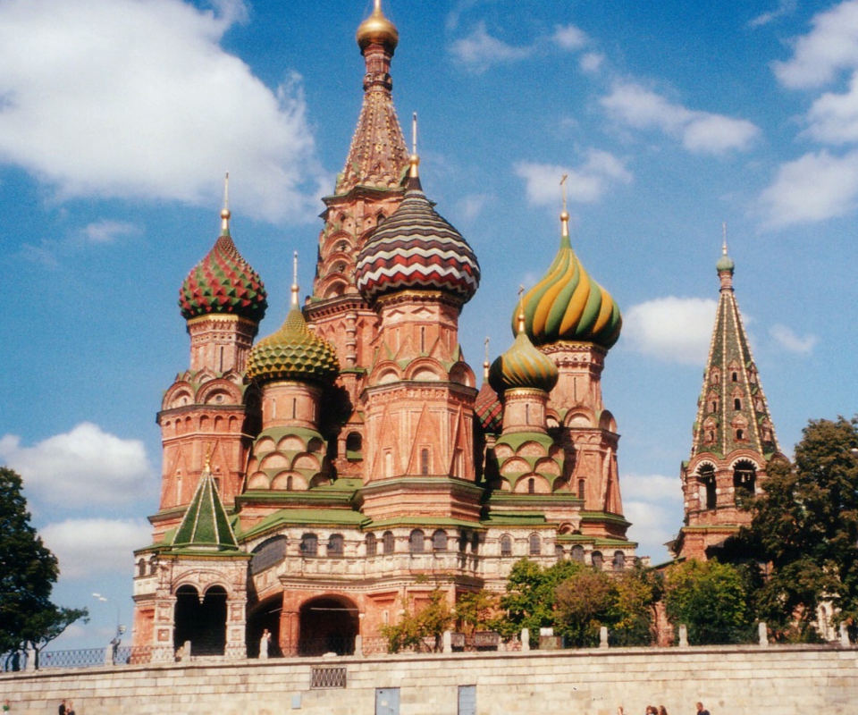 Sfondi St. Basil's Cathedral On Red Square, Moscow 960x800