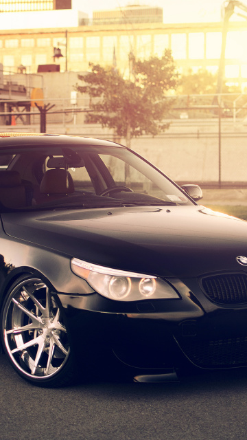 BMW 545i E60 E39 wallpaper 360x640