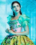 Das Lily Collins As Snow White Wallpaper 128x160