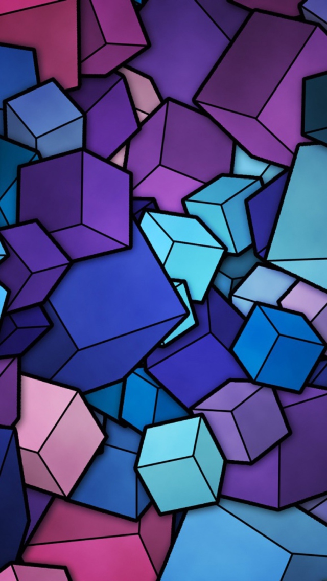 Colorful Cubes screenshot #1 640x1136
