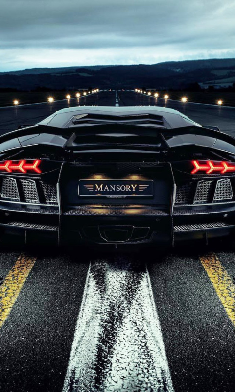 Sfondi Lamborghini Aventador Mansory 480x800