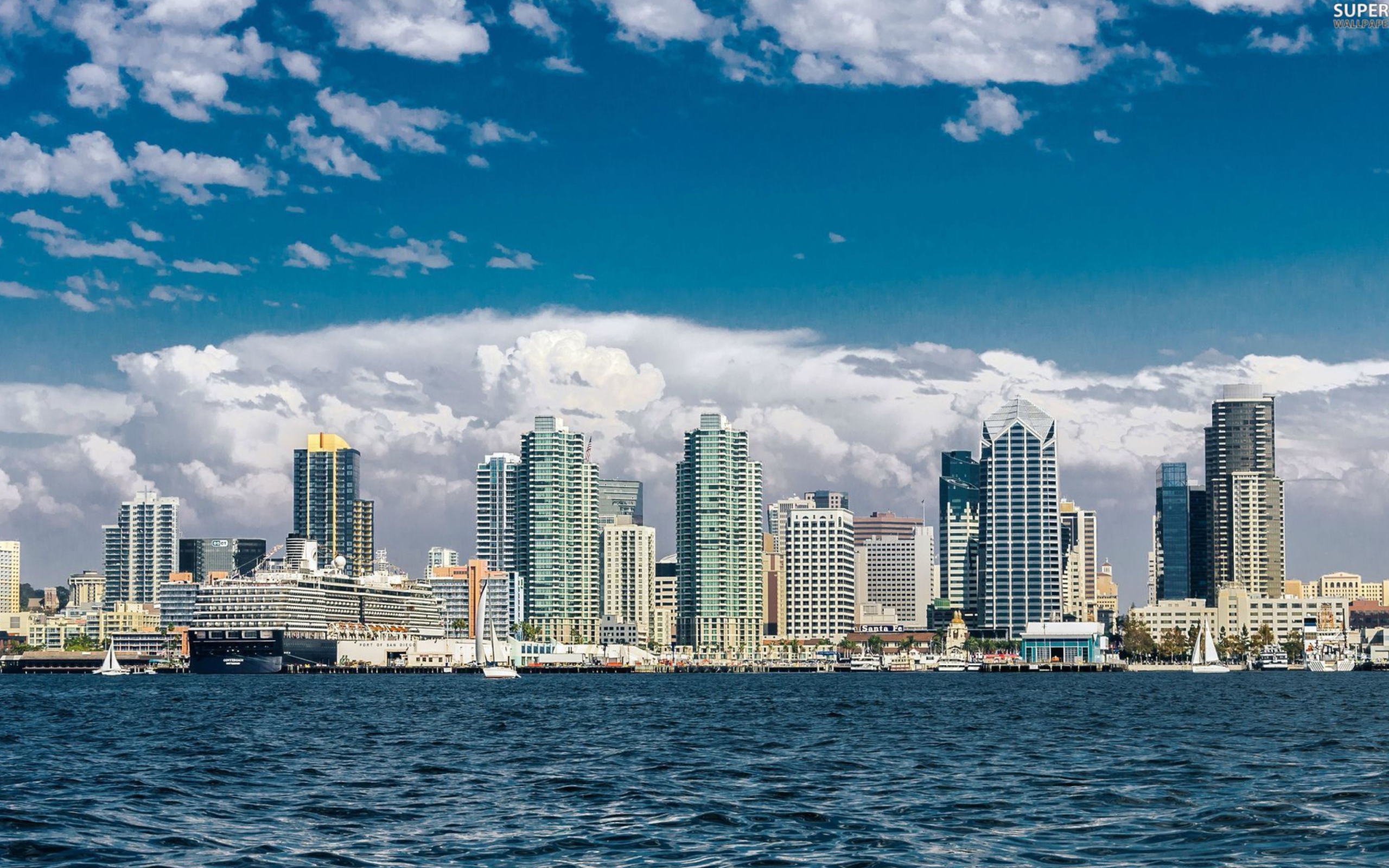Das San Diego Skyline Wallpaper 2560x1600