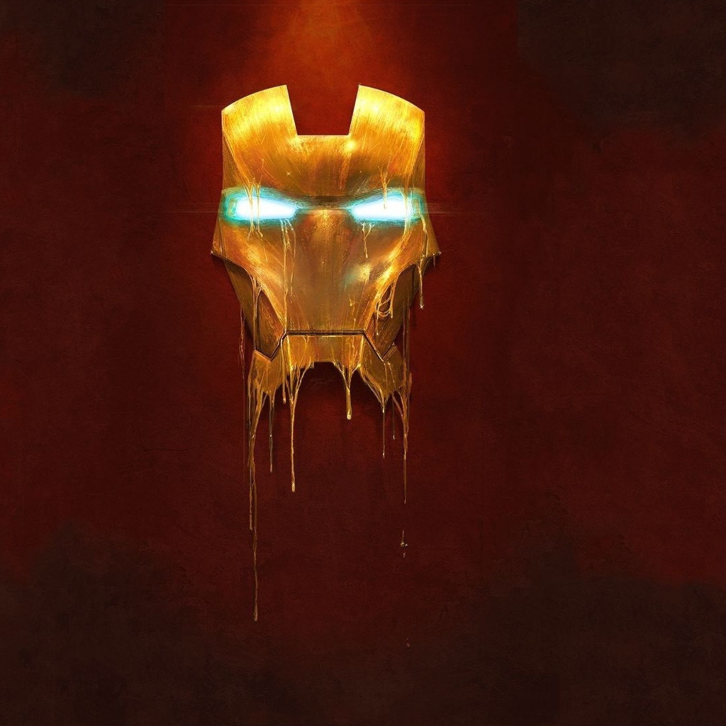 Ironman Logo wallpaper 1024x1024