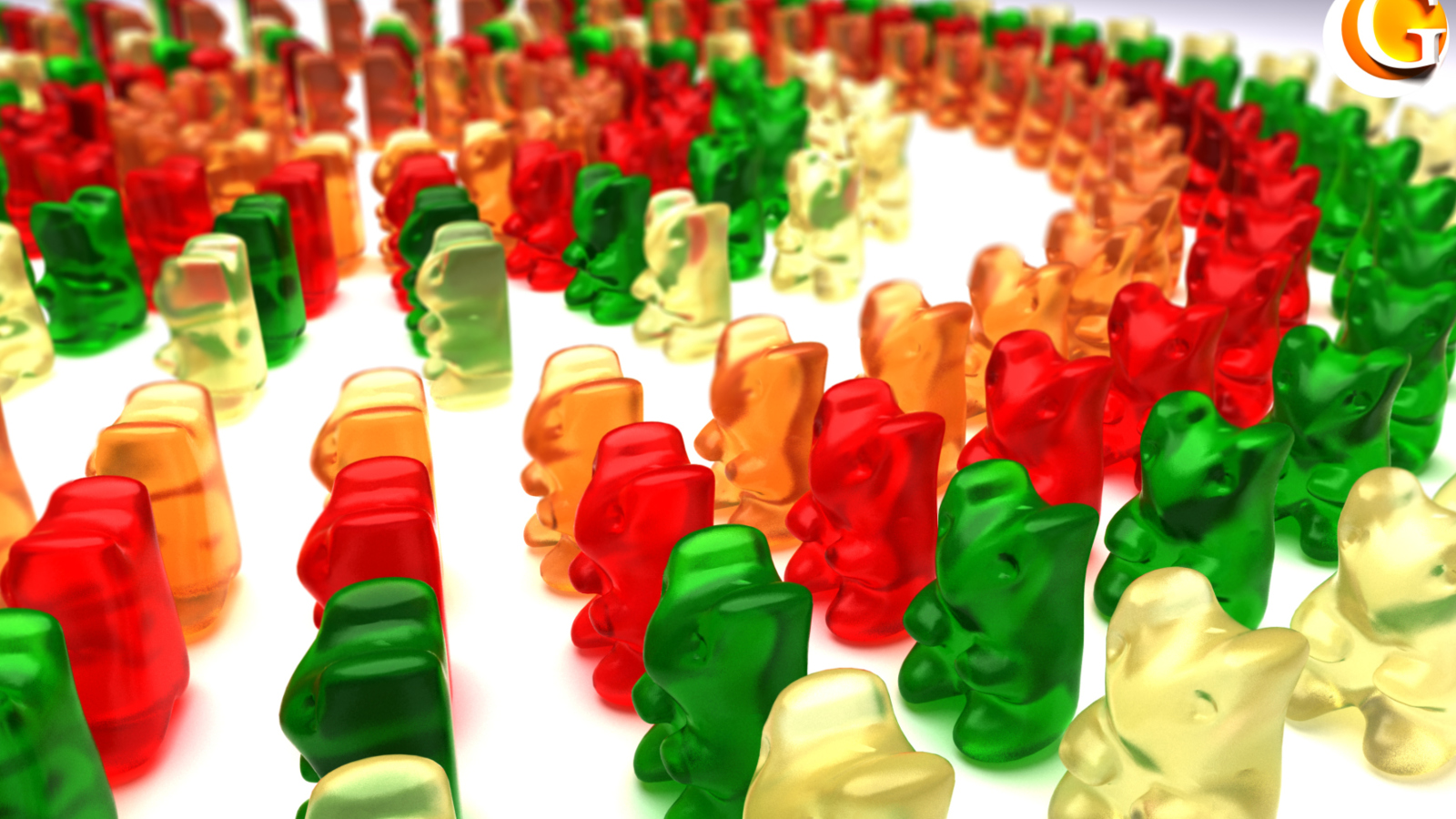 Fondo de pantalla Gummy Bears 1600x900