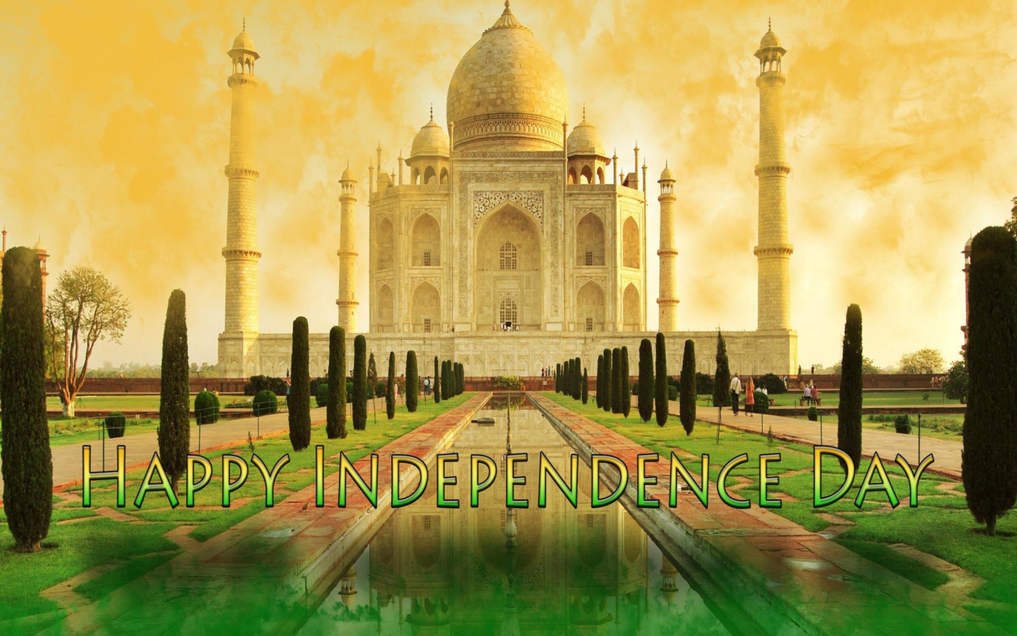 Happy Independence Day in India wallpaper 1440x900