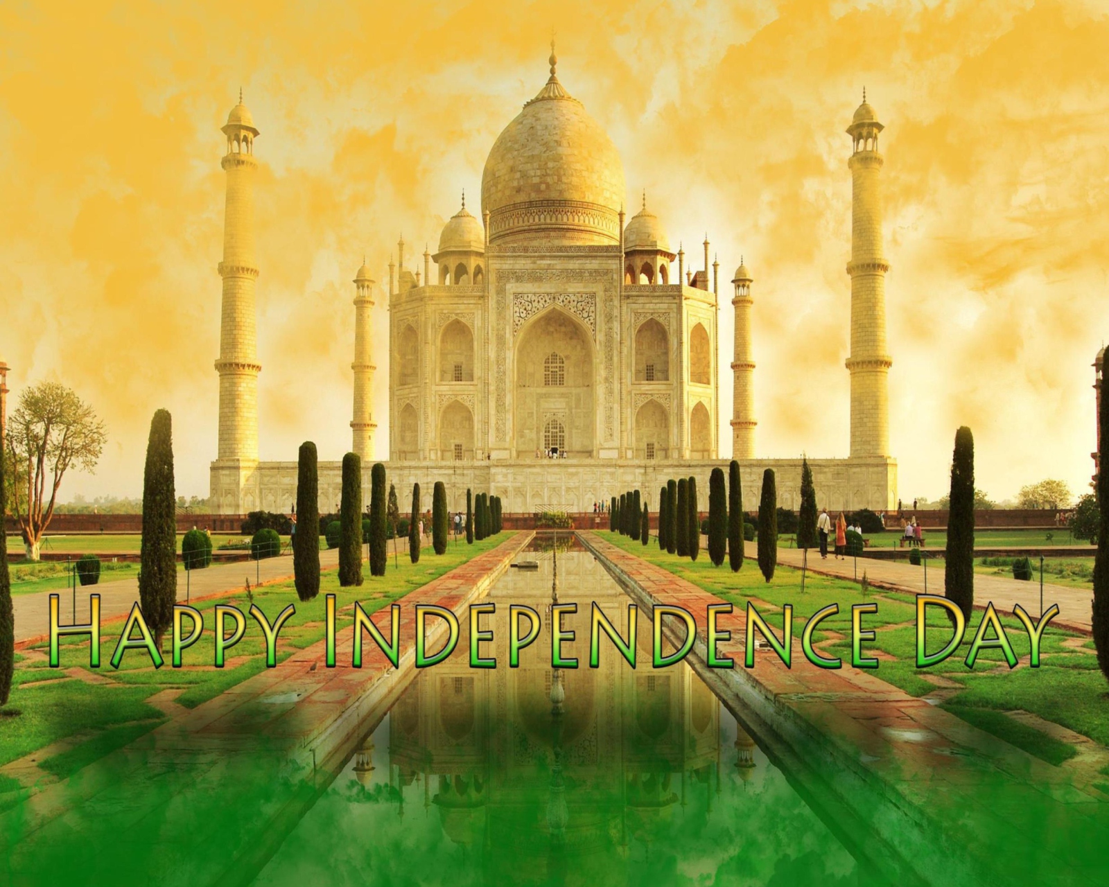 Fondo de pantalla Happy Independence Day in India 1600x1280