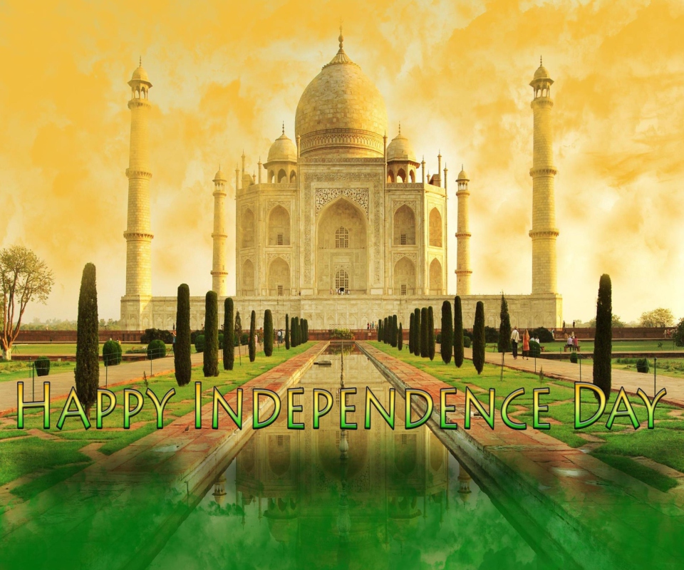 Happy Independence Day in India wallpaper 960x800