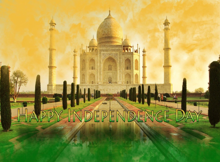 Fondo de pantalla Happy Independence Day in India