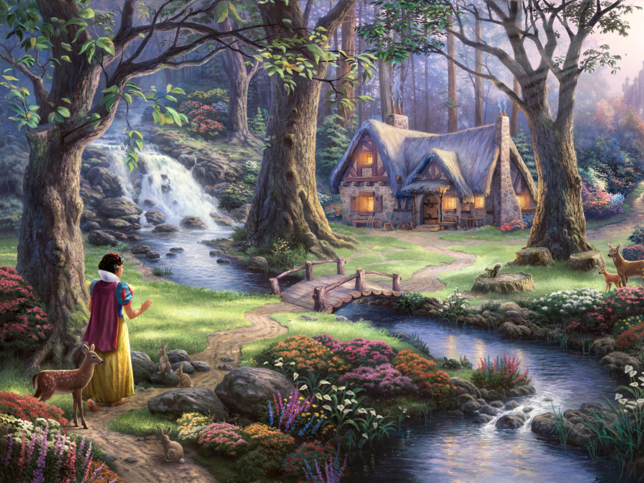 Thomas Kinkade, Snow White screenshot #1 1280x960