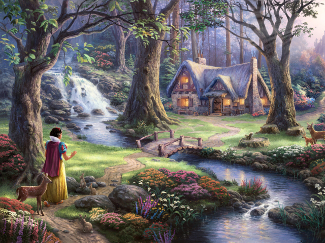 Thomas Kinkade, Snow White screenshot #1 640x480