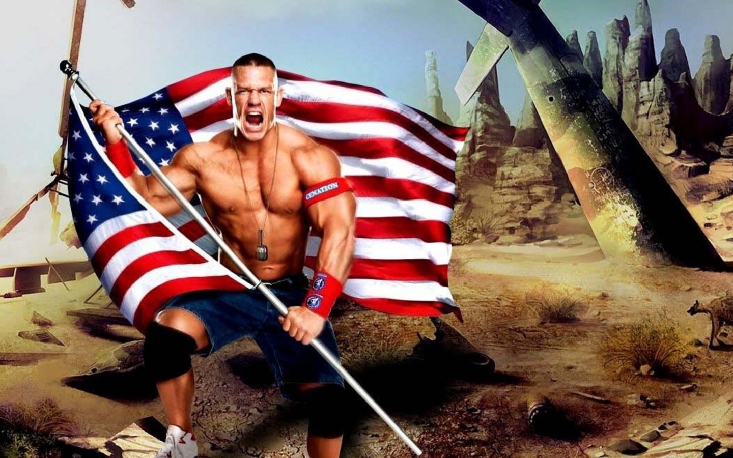 Fondo de pantalla John Cena 1440x900