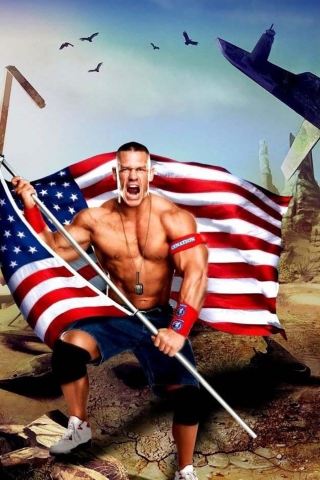 Das John Cena Wallpaper 320x480