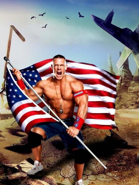 Fondo de pantalla John Cena 480x640