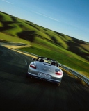 Porsche Boxter Highway wallpaper 128x160