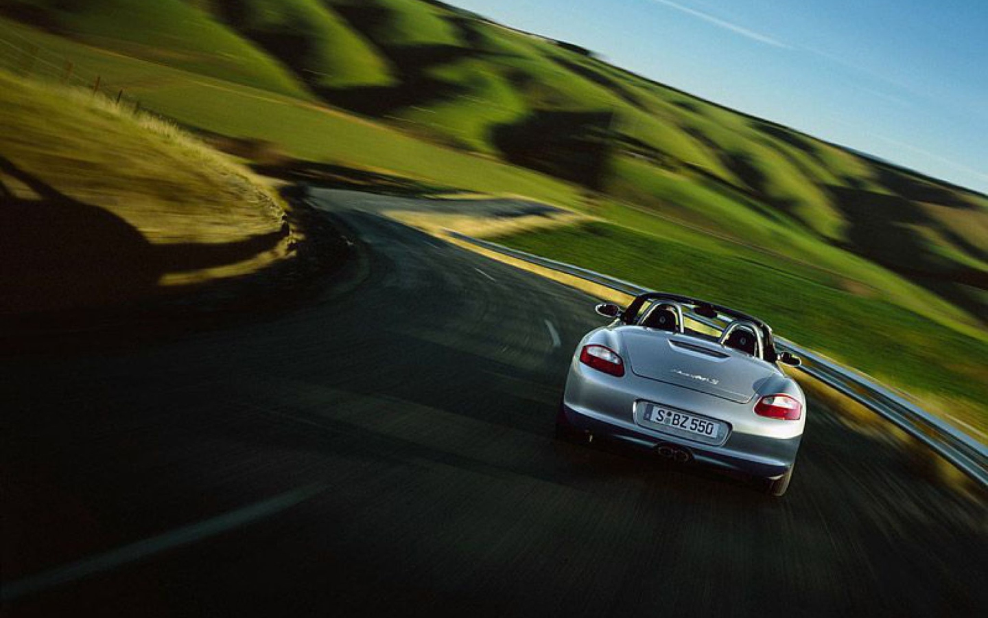 Porsche Boxter Highway wallpaper 1440x900