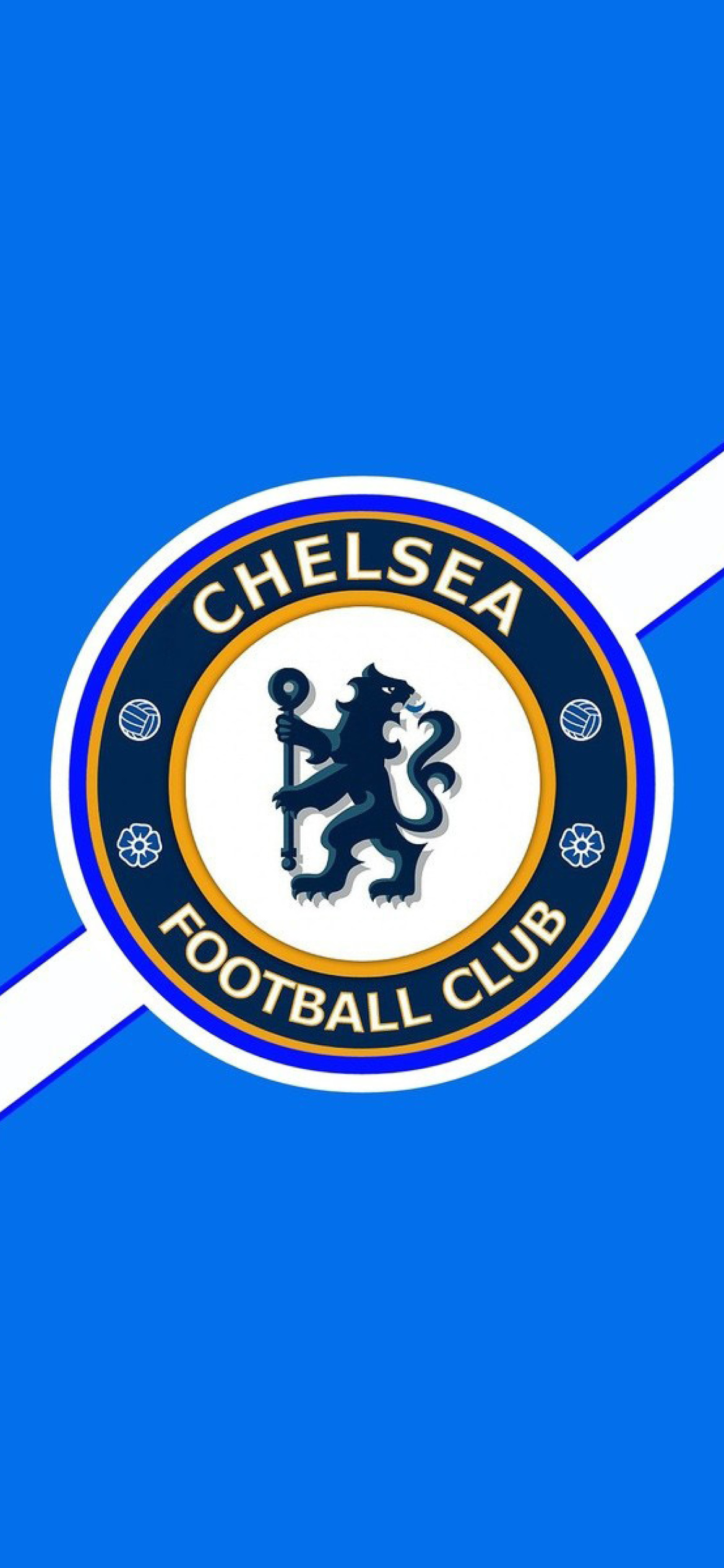 Chelsea FC Logo wallpaper 1170x2532