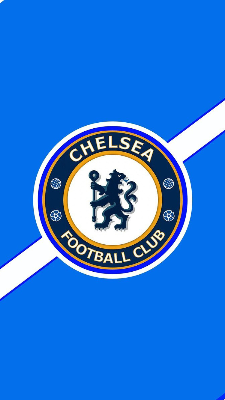Das Chelsea FC Logo Wallpaper 750x1334