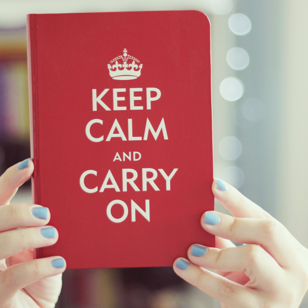Keep Calm And Carry On wallpaper 1024x1024