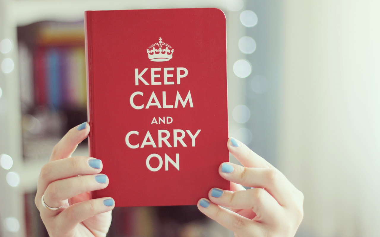 Screenshot №1 pro téma Keep Calm And Carry On 1280x800