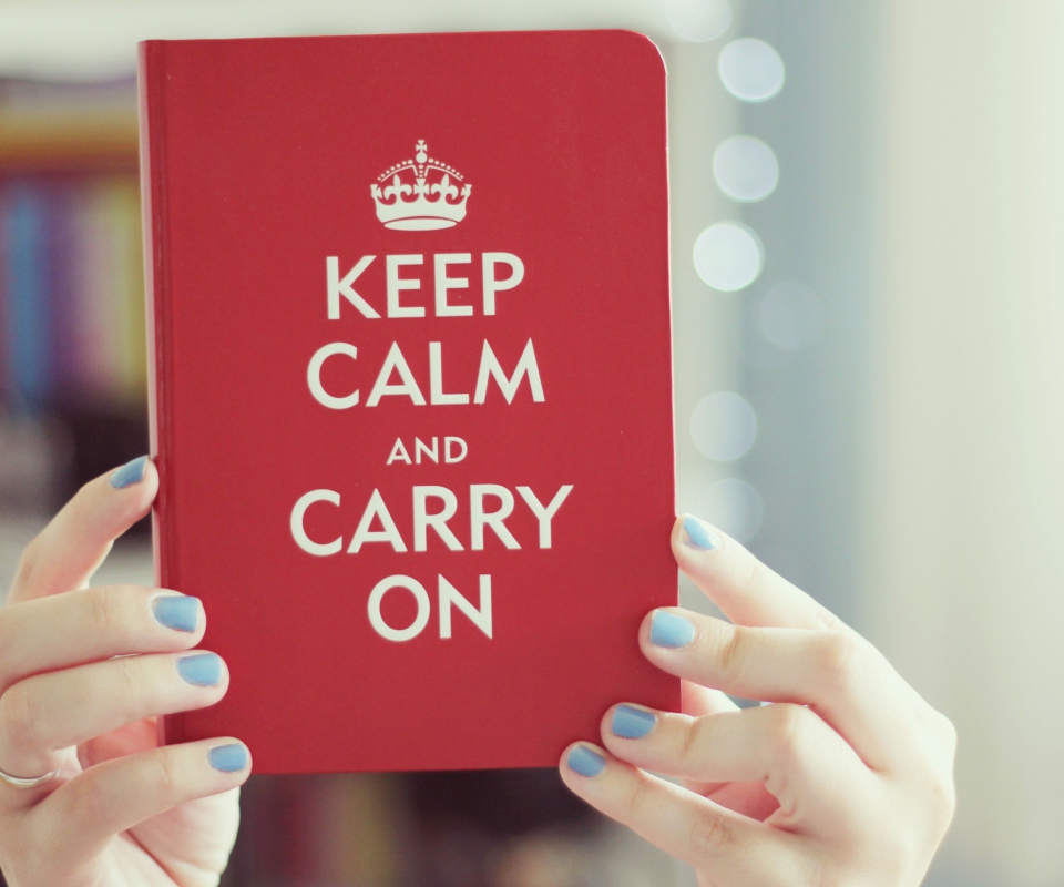 Das Keep Calm And Carry On Wallpaper 960x800