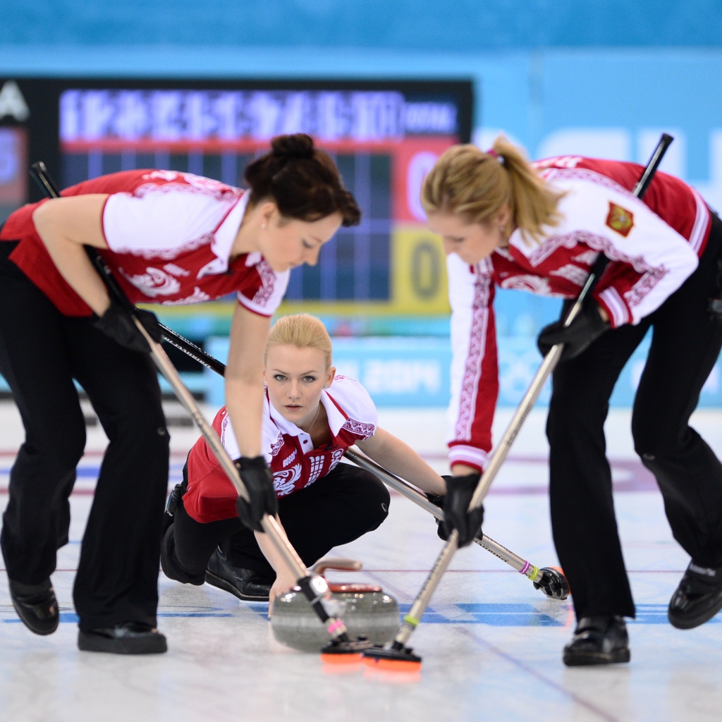 Das Sochi 2014 Winter Olympics Curling Wallpaper 1024x1024