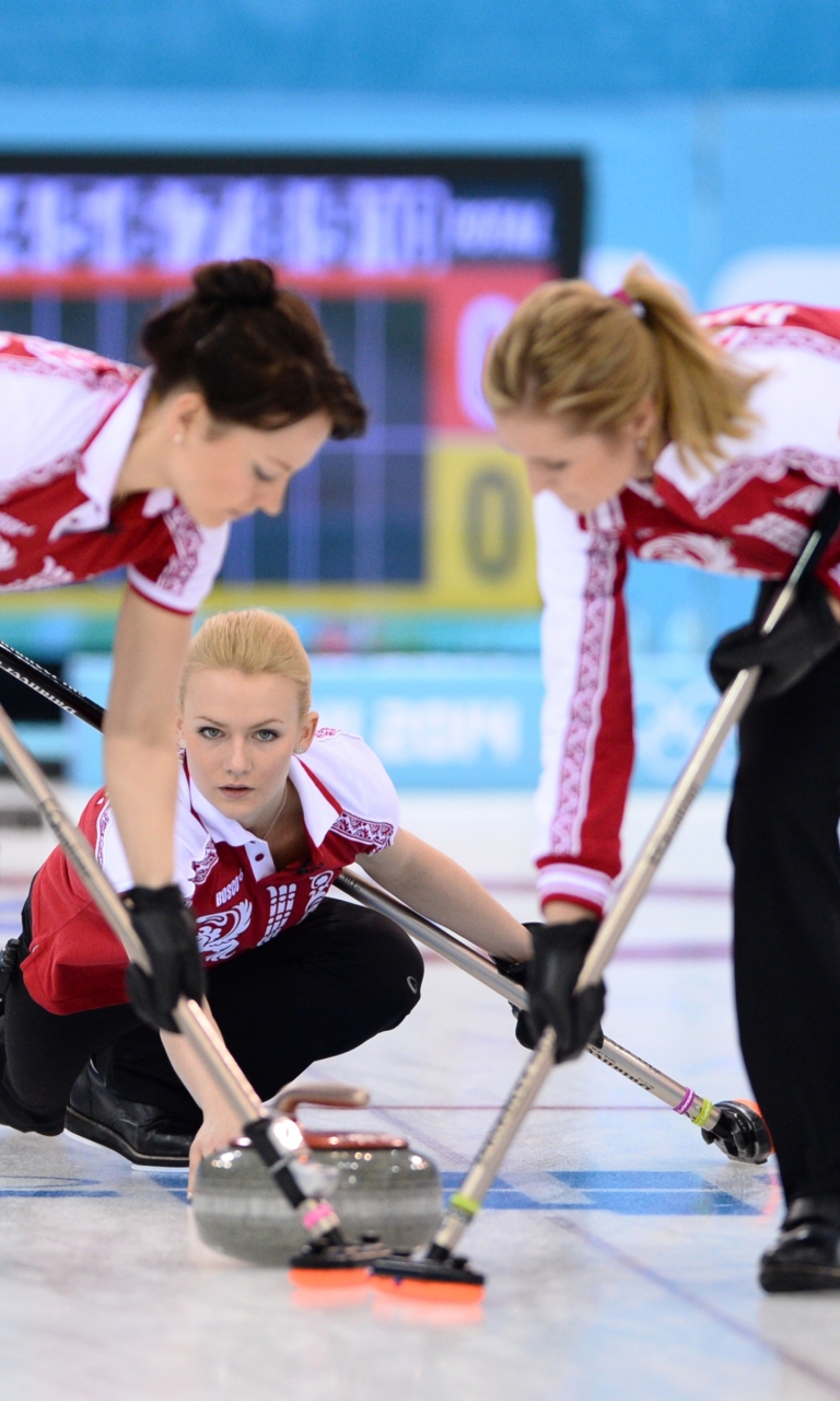 Screenshot №1 pro téma Sochi 2014 Winter Olympics Curling 768x1280