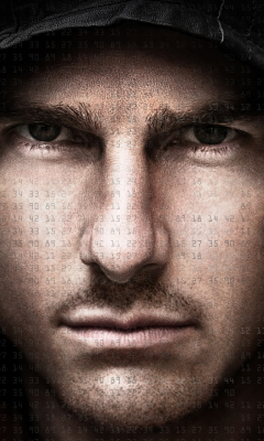 Das Tom Cruise - Mission Impossible 4 Wallpaper 240x400