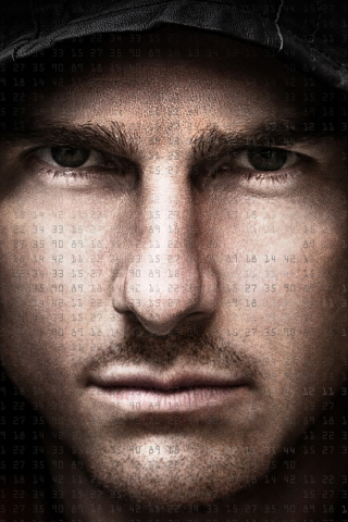 Das Tom Cruise - Mission Impossible 4 Wallpaper 320x480