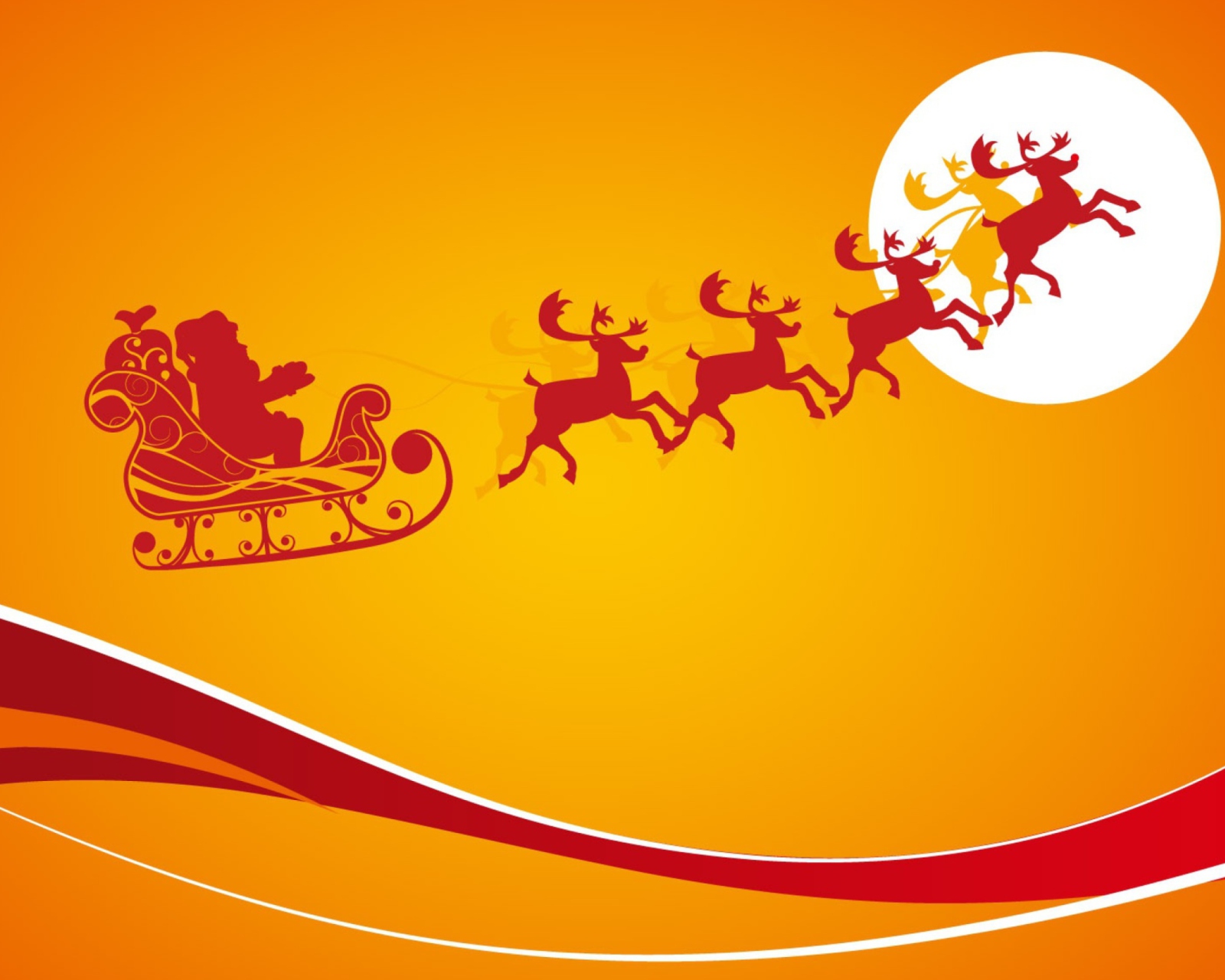 Sfondi Santa Is Coming For Christmas 1600x1280