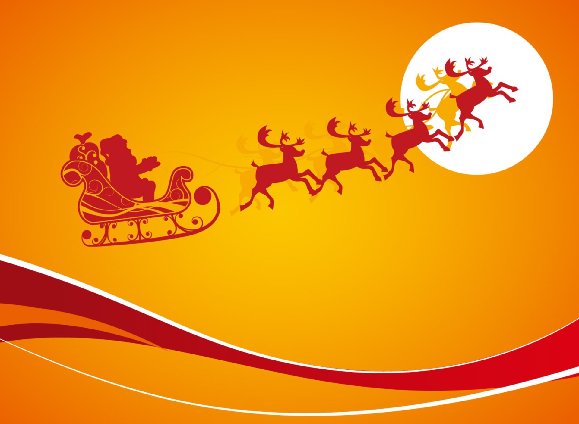 Das Santa Is Coming For Christmas Wallpaper 1920x1408