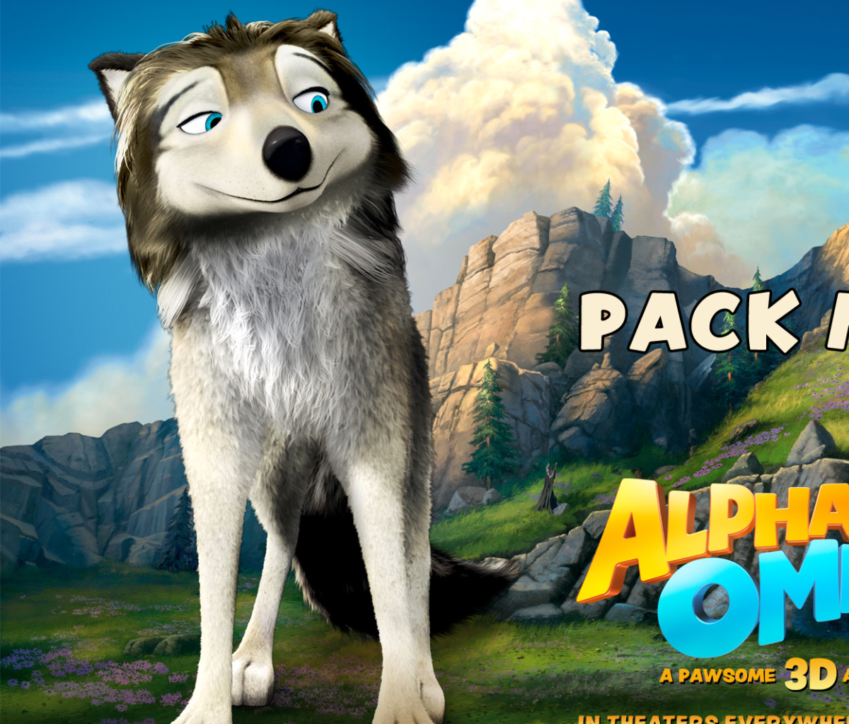 Alpha and Omega - Pack Man wallpaper 1200x1024