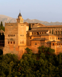 Das Alhambra of Granada Wallpaper 128x160