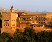 Screenshot №1 pro téma Alhambra of Granada 176x144