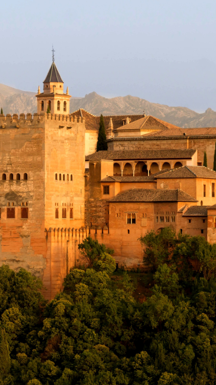 Alhambra of Granada wallpaper 750x1334