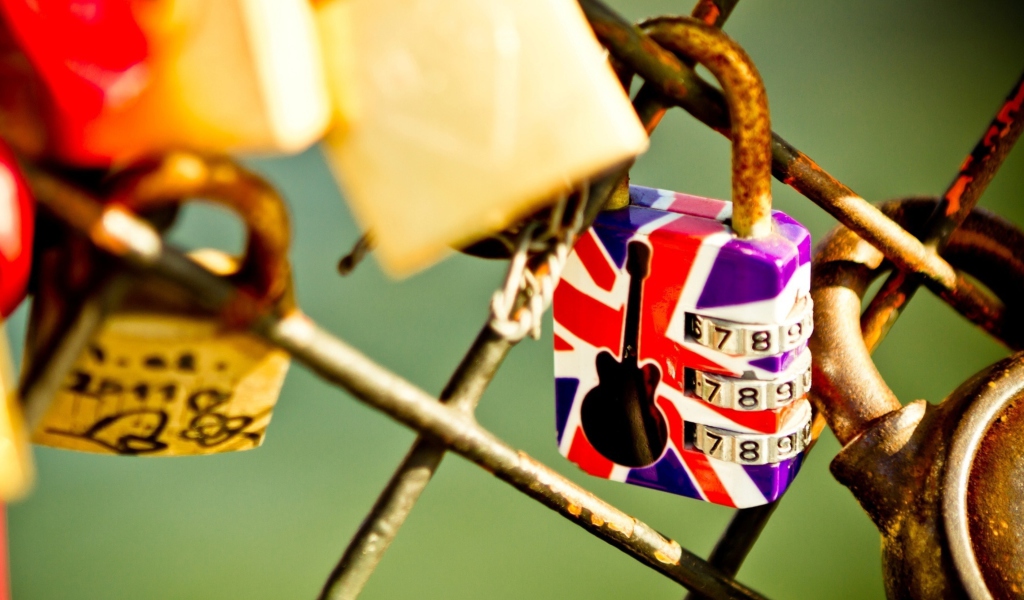 Das British Lock Wallpaper 1024x600