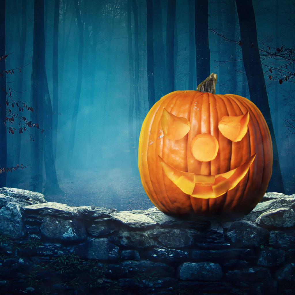 Fondo de pantalla Pumpkin for Halloween 1024x1024