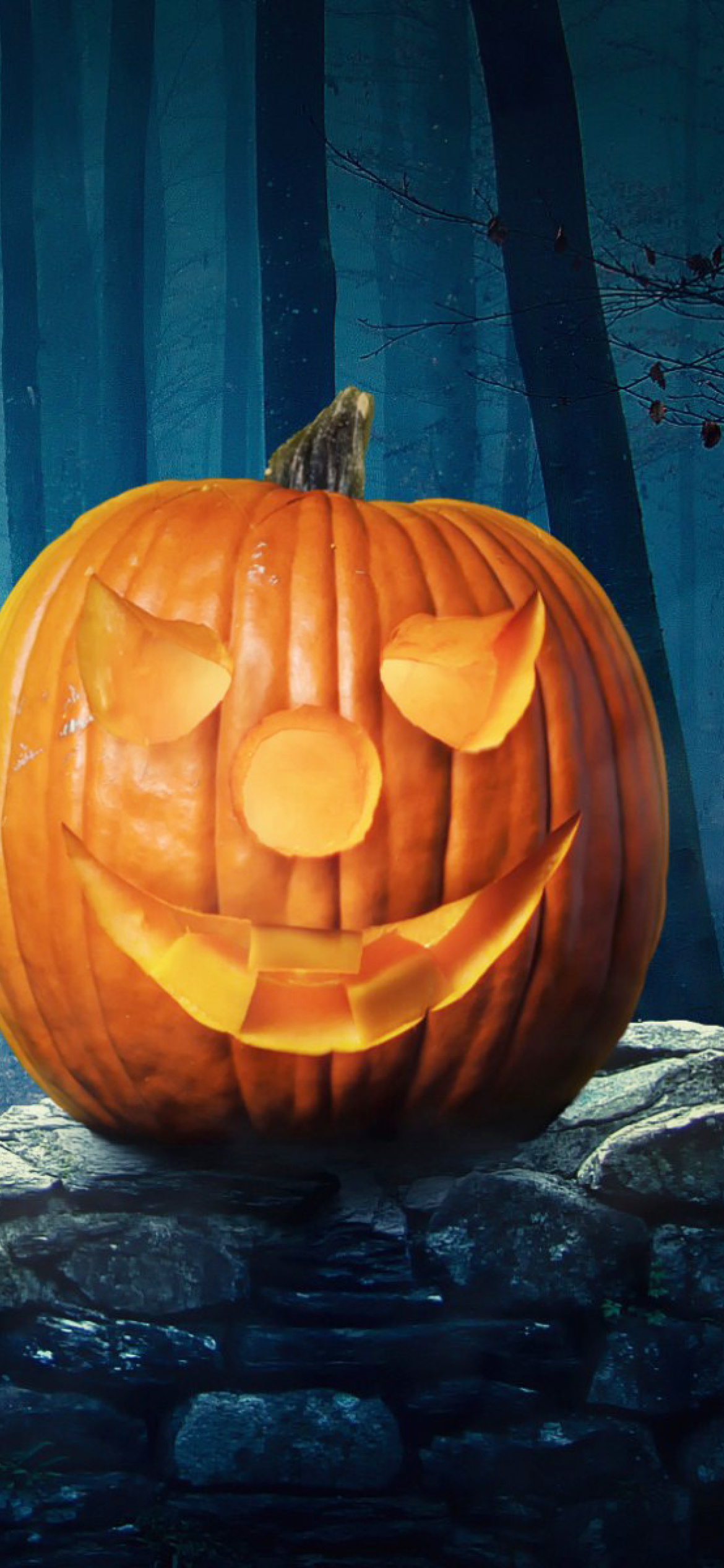 Fondo de pantalla Pumpkin for Halloween 1170x2532