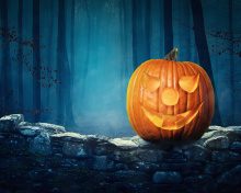 Pumpkin for Halloween wallpaper 220x176