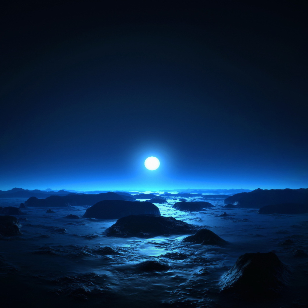 Das Cold Planet Wallpaper 1024x1024