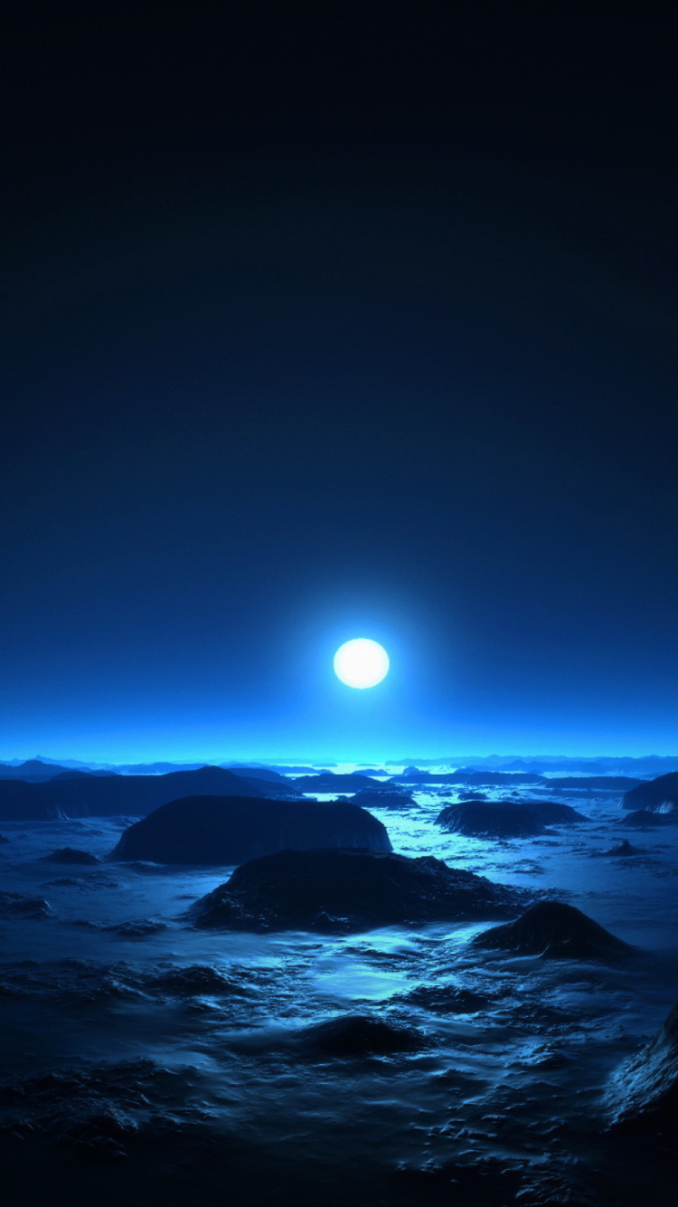 Das Cold Planet Wallpaper 750x1334